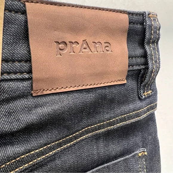 Prana Men's Brider Dark Blue Straight Slim Fit Jeans 34x32 - Picture 7 of 9